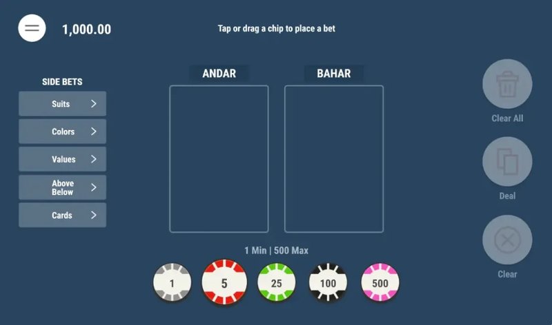 Play Andar Bahar Online for Free in India with a Fun Demo Game, play andar bahar online free